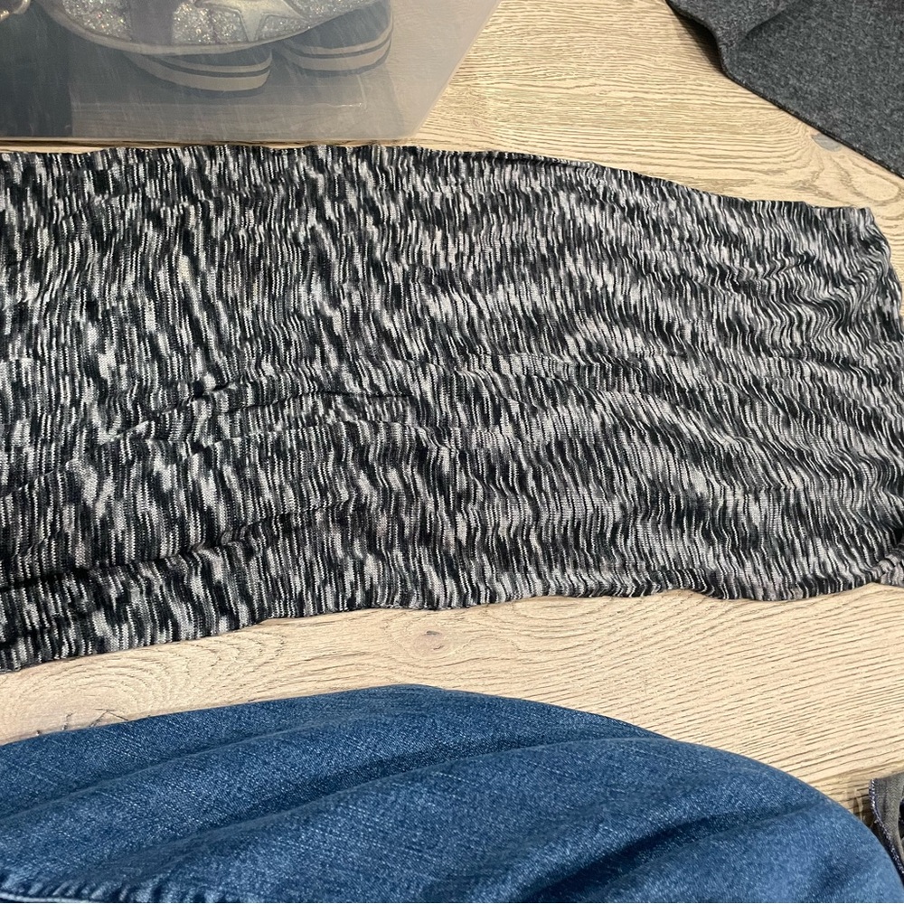 Missoni X Target Black and White Patterned infinity Scarf